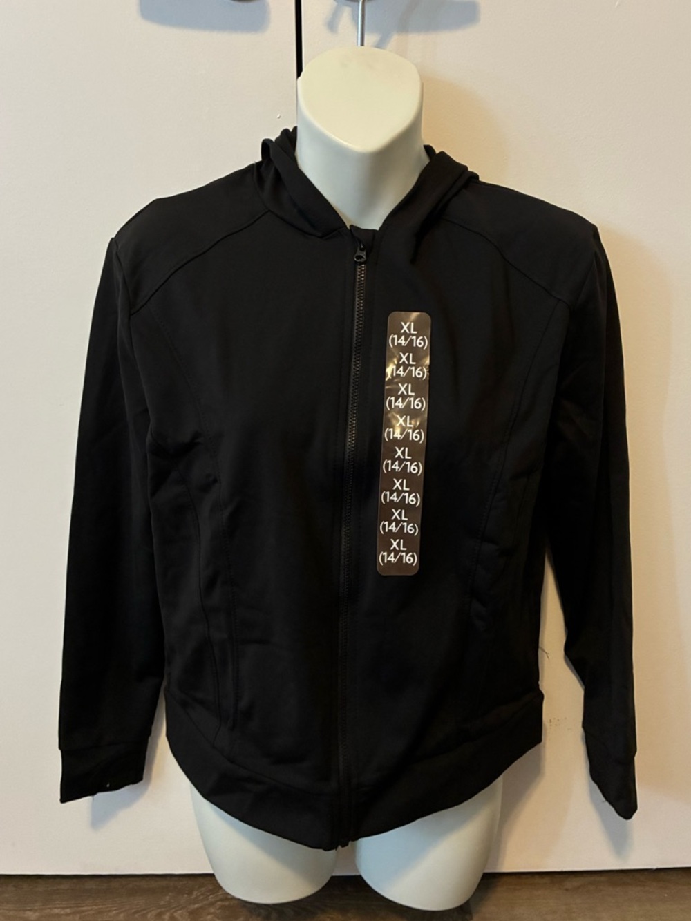 NWT Girls Active Full Zip Hooded Jacket